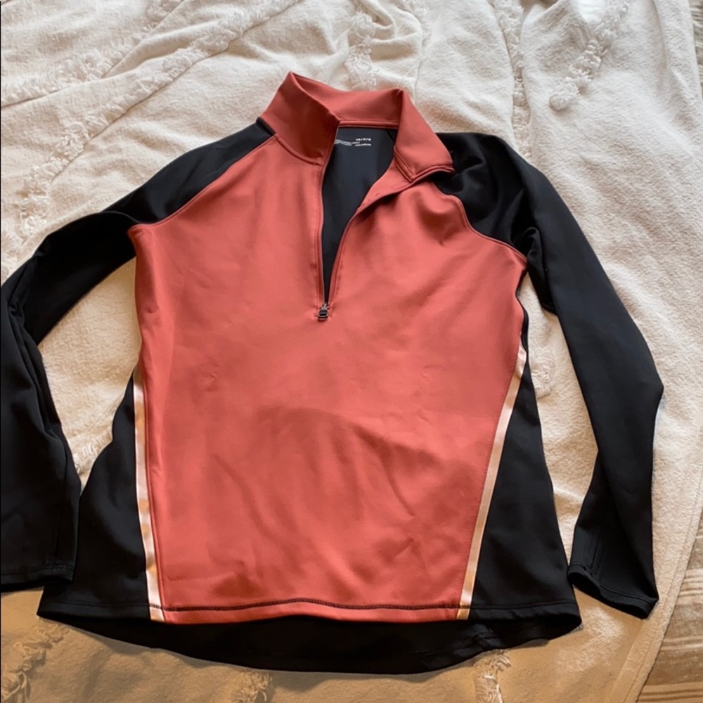 Under Armor pullover with rose gold details